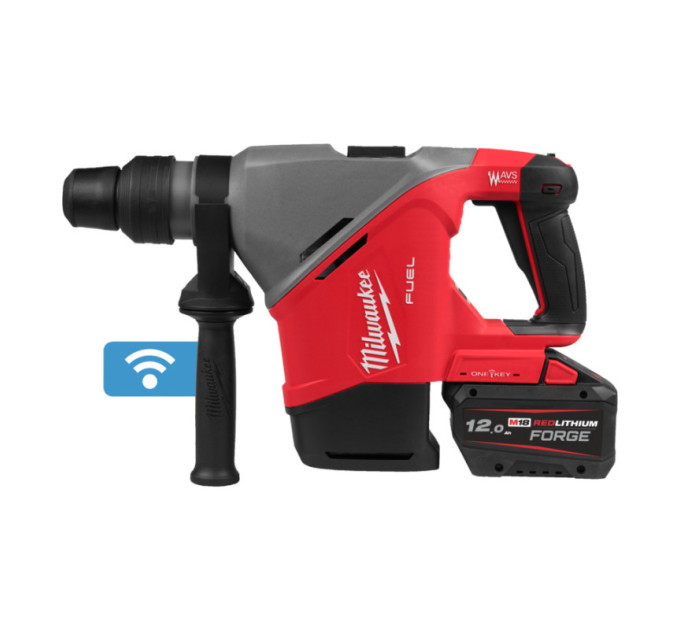 Перфоратор аккумуляторный бесщёточный SDS-MAX MILWAUKEE, M18 FHACO540-122C (ЗУ, 2х12Ач FORGE, кейс)