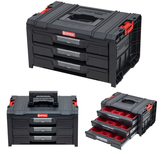 Ящик для инструментов QBRICK SYSTEM PRO DRAWER 3 TOOLBOX 2.0 EXPERT (450x320x240мм)