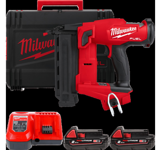 Пистолет гвоздезабивной аккумуляторный бесщёточный MILWAUKEE M18 FN18GS-202X (16-54мм) (ЗУ+2Х2Ач)