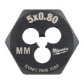 Плашка шестигранная MILWAUKEE, М6-0,9мм