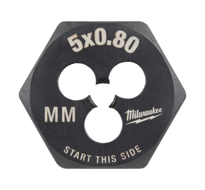 Плашка шестигранная MILWAUKEE, М6-0,9мм
