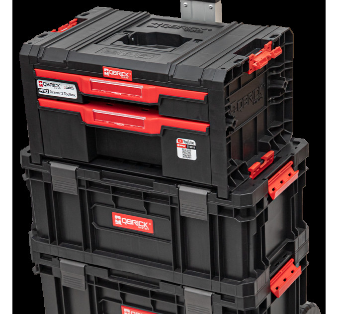 Ящик для инструментов QBRICK SYSTEM TWO TOOLBOX VARIO Alu (560x320x240мм)