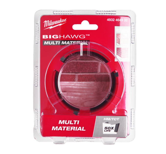 Коронка по мультиматериалам BIG HAWG™ TCT MILWAUKEE, Ø82мм