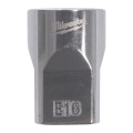 Головка торцевая хромированная TORX Е-стандарт ⅜″ MILWAUKEE, E16