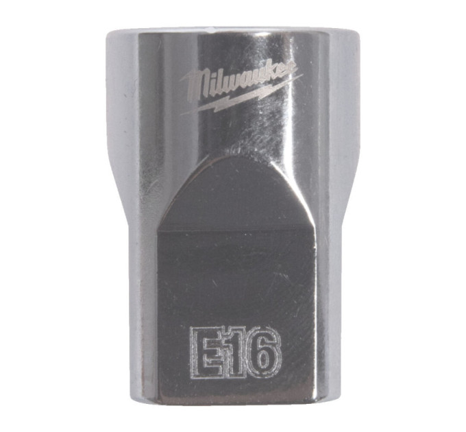 Головка торцевая хромированная TORX Е-стандарт ⅜″ MILWAUKEE, E16