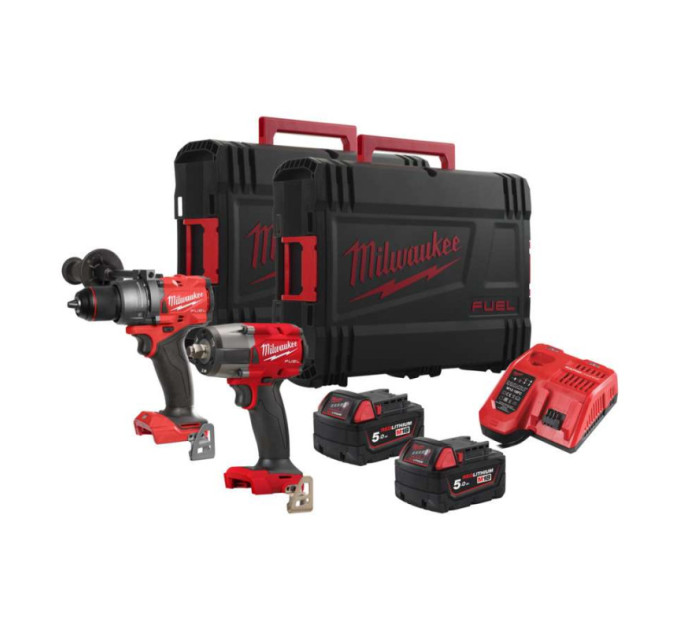 Набор из 2х инструментов аккумуляторных бесщеточных MILWAUKEE M18FPP2F3-502X