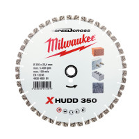 Диск алмазный Speedcross MILWAUKEE XHUDD 350, Ø350мм (железобетон, гранит)