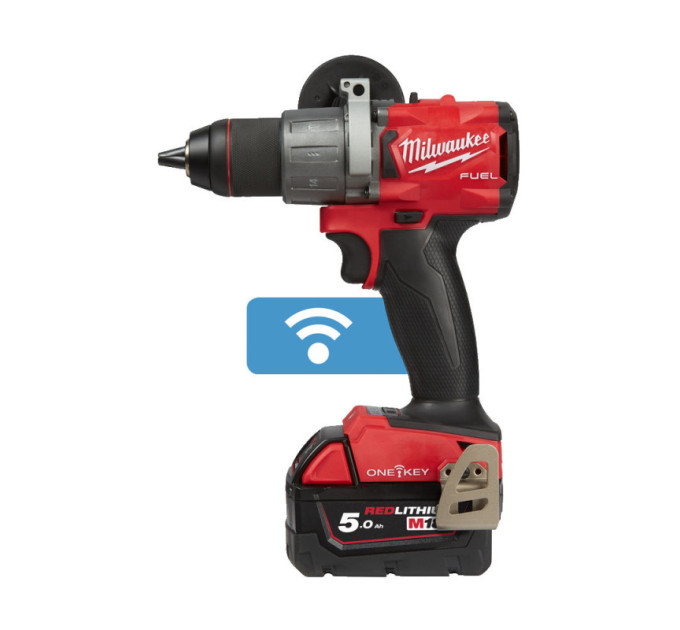 Дрель-шуруповёрт аккумуляторная бесщёточная ударная MILWAUKEE M18 ONEPD2-0X (135Нм) (каркас+HDкейс)