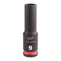 Головка ударная ShW 3/8'' SKT MILWAUKEE, удлиненная, 9мм