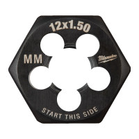 Плашка шестигранная MILWAUKEE, М12-1,50мм