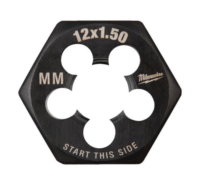 Плашка шестигранная MILWAUKEE, М12-1,50мм
