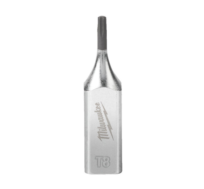Головка торцевая хромированная ¼” MILWAUKEE с битой Torx TX8