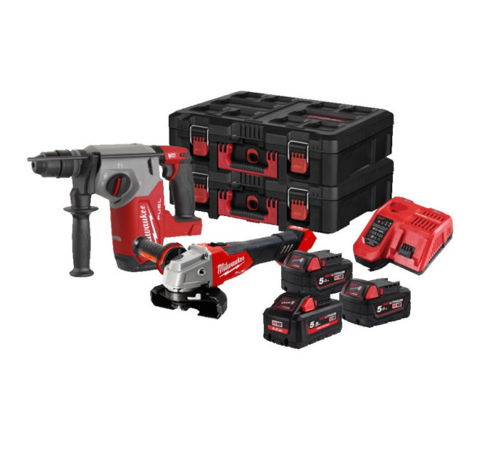Набор из 2х инструментов аккумуляторных бесщеточных PACKOUT MILWAUKEE M18 FPP2AY-553P