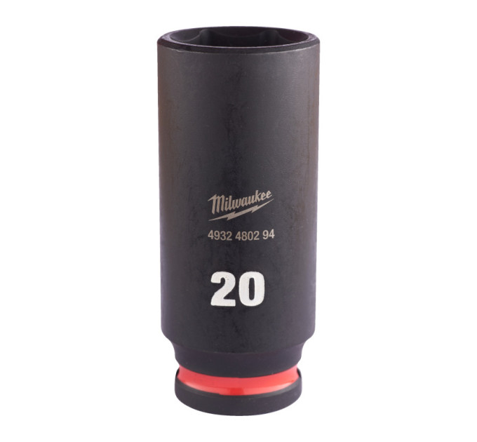 Головка ударная ShW 3/8'' SKT MILWAUKEE, удлиненная, 20мм