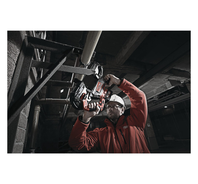 Пила ленточная аккумуляторная бесщёточная MILWAUKEE M18 CBS125-502C (ЗУ+2акк.Х5Ач+кейс)