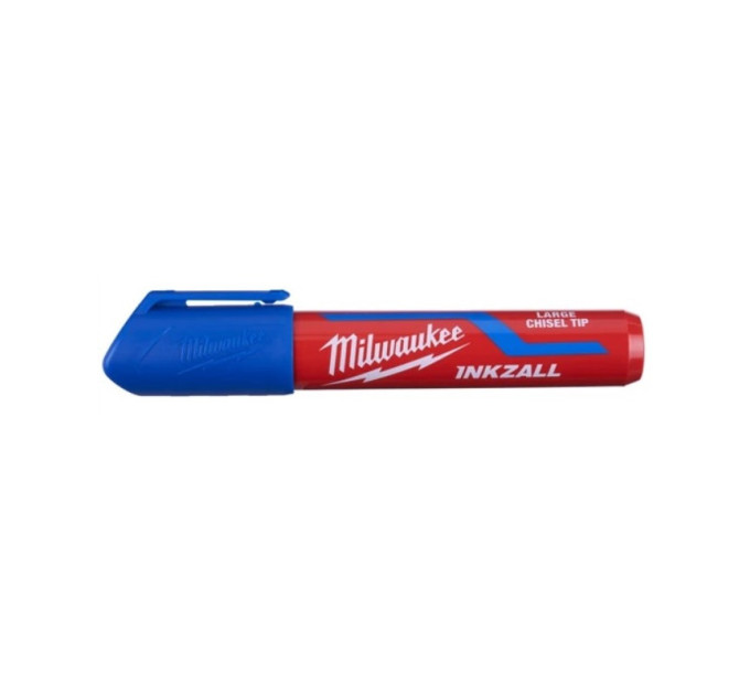 Маркер для будмайданчика INKZALL MILWAUKEE, великий (L) синій (48223257)
