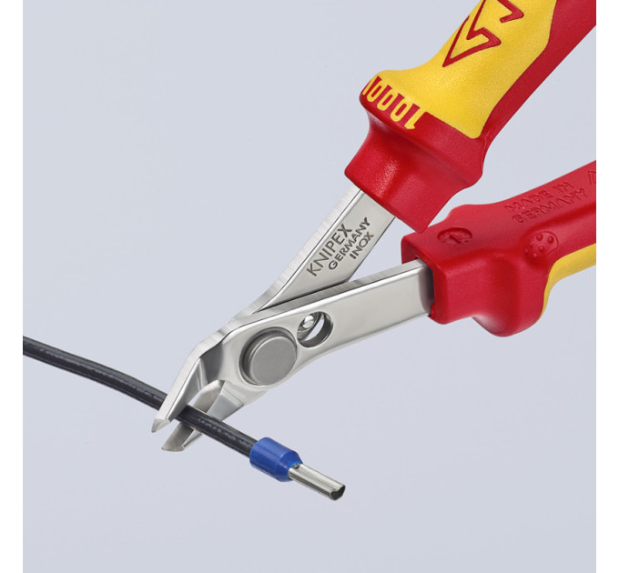 Кусачки (бокорезы) прецизионные Electronic Super Knips®  125мм VDE KNIPEX 78 06 125, полированные