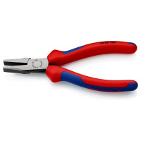 Плоскогубцы с гладкими губками, 160мм KNIPEX 20 02 160, фосфатированные