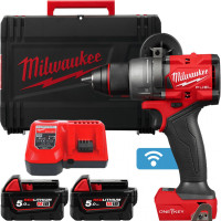 Дриль-шуруповерт акумуляторна безщіткова MILWAUKEE M18 ONEDD3-502X 158Нм (ЗУ+2акк.Х5Ач+HDкейс)