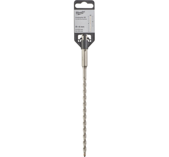 Бур SDS-PLUS Contractor MILWAUKEE Ø6x210мм