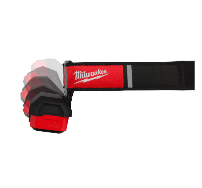 Фонарь светодиодный аккумуляторный налобный Micro-USB MILWAUKEE, IR HL450 450 люменов