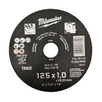 Диск відрізний MILWAUKEE Trade, SCS 41/125х1, Ø125мм
