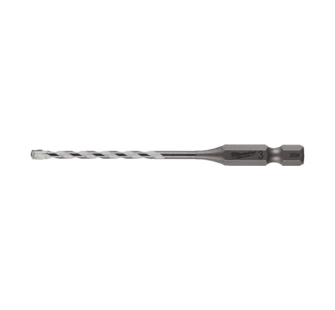 Свердло по мультиматеріалам ShW HEX MILWAUKEE, Ø3,0x90х45мм