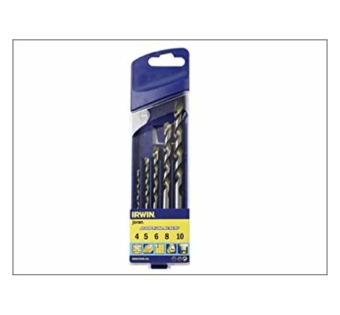 Набор свёрл многоцелевых CORDLESS MULTI 5 шт. (5/5,5/6/8/10мм),IRWIN