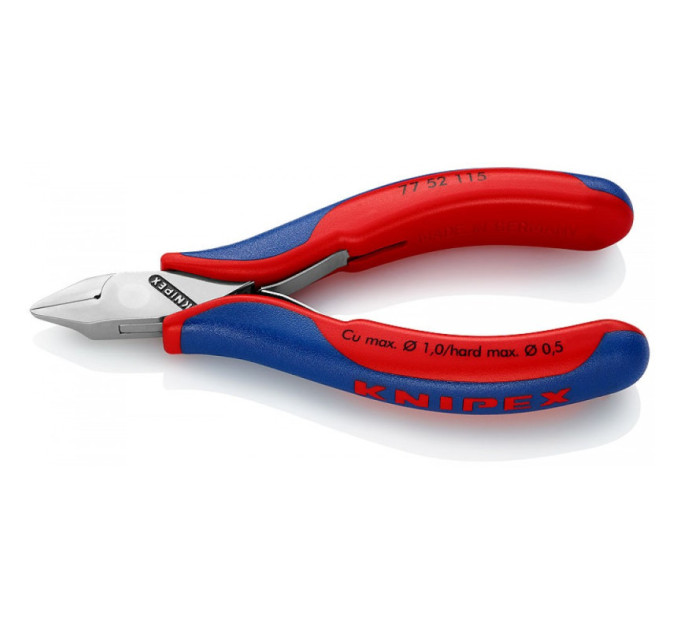 Кусачки бокові для електроніки KNIPEX 77 52 115