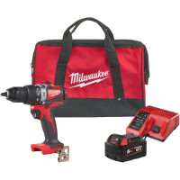 Дрель-шуруповёрт аккумуляторная бесщёточная ударная MILWAUKEE, M18 BLPD2-501BRF, 82Нм (ЗУ, 1х5Ач) Дрель-шуруповёрт аккумуляторная бесщёточная ударная MILWAUKEE, M18 BLPD2-501BRF, 82Нм (ЗУ, 1х5Ач)