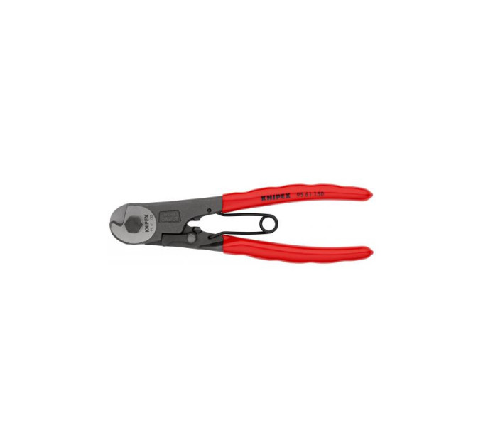 Ножницы для резки боуденовского троса Ø3,0мм, 150мм KNIPEX 95 61 150, фосфатированные