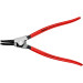 Щипцы для наружных стопорных колец загнутые 90°, Ø85-140мм KNIPEX 46 21 A41, Ø3,2мм фосфатированные