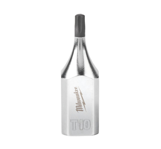Головка торцевая хромированная ⅜″ MILWAUKEE с битой TORX, TX10