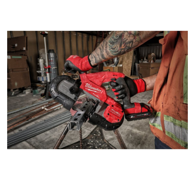 Пила ленточная аккумуляторная бесщёточная MILWAUKEE M18 FBS85-0C (каркас+кейс)