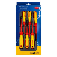 Набор диэлектрических отверток с зауженным рабочим концом KNIPEX 00 20 12 V05, шлиц/PlusMinus