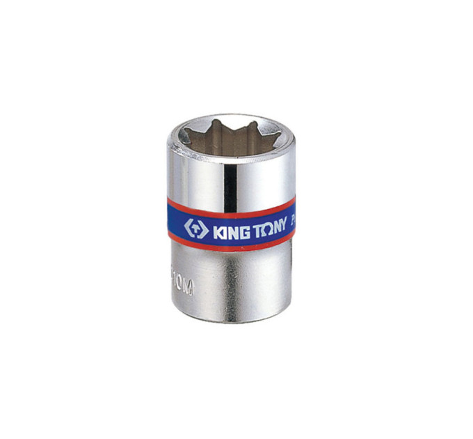 Головка торцевая восьмигранная 1/4", 10 мм KING TONY 231010M