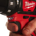 Дриль-шуруповерт ударний акумуляторний MILWAUKEE M12 BPD-202C (30 Нм) (ЗУ+1ак.Х2Ач+кейс)