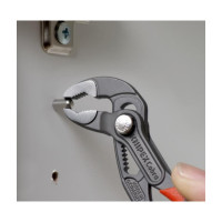 Клещи сантехнические переставные высокотехнологические, Ø27мм Cobra KNIPEX 87 01 125,фосфатированные