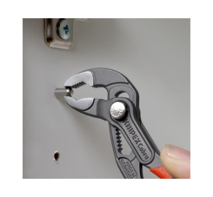 Клещи сантехнические переставные высокотехнологические, Ø27мм Cobra KNIPEX 87 01 125,фосфатированные