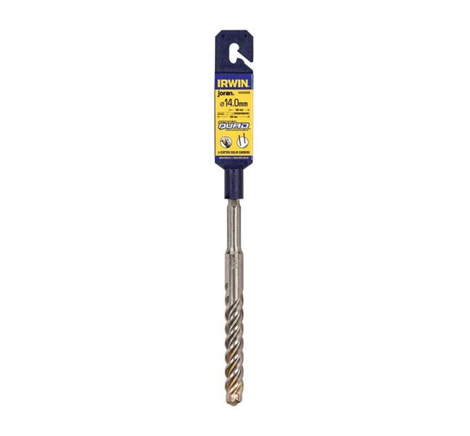 Бур SDS Plus 14.0x160мм, QUAD SPEEDHAMMER, IRWIN
