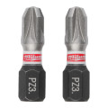 Бита SHOCKWAVE MILWAUKEE, PZ3, 25мм, (3шт)