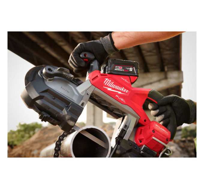 Пила ленточная аккумуляторная бесщёточная MILWAUKEE M18 FBS127DO-0C (каркас+кейс)