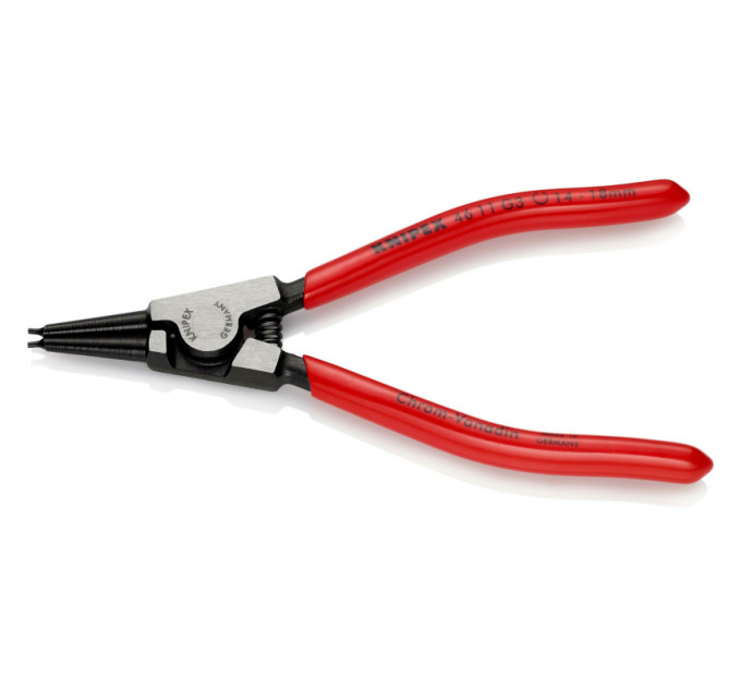 Щипцы для наружных стопорных колец прямые, Ø14-18мм KNIPEX 46 11 G3, Ø2,3мм фосфатированные