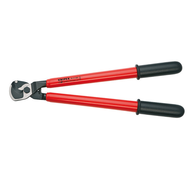 Ножницы для резки кабелей, Ø27мм / 150мм², 500 мм VDE KNIPEX 95 17 500, фосфатированные