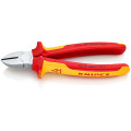 Кусачки боковые (бокорезы), Ø4,0мм, 180мм VDE KNIPEX 70 06 180, хромированные