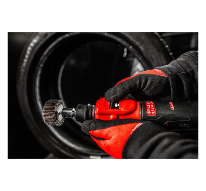 Машина прямошліфувальна акумуляторна безщіткова для обробки шин MILWAUKEE M12 FTB-0 (каркас)