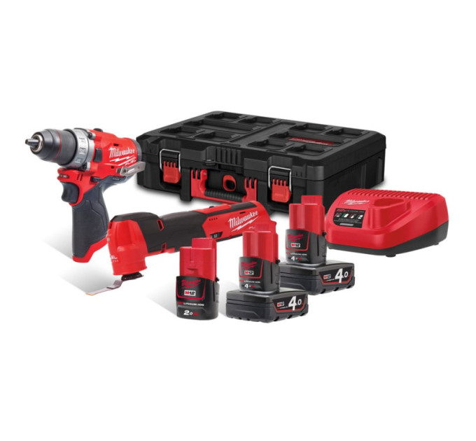Набор из 2х инструментов аккумуляторных бесщеточных MILWAUKEE M12 FPP2AX-423P