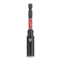 Держатель для бит магнитный ShW 1/4'' Hex MILWAUKEE, 75мм (с винтовым фиксатором)
