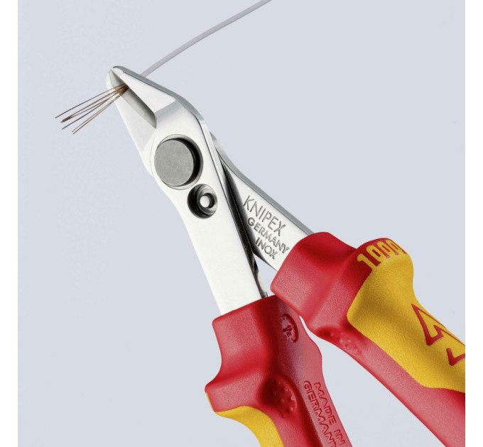 Кусачки (бокорезы) прецизионные Electronic Super Knips® 125мм VDE KNIPEX 78 06 125 SB, полированные