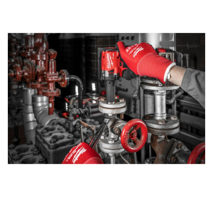 Гайковерт аккумуляторный бесщеточный MILWAUKEE 1/2" (339 Нм) M18 FIW2P12-502X, с пином (ЗУ+2Х5Ач)